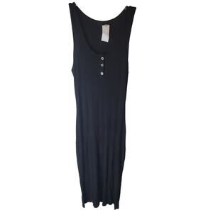 TongKiki Black Ribbed Racerback Dress, NWT, Small